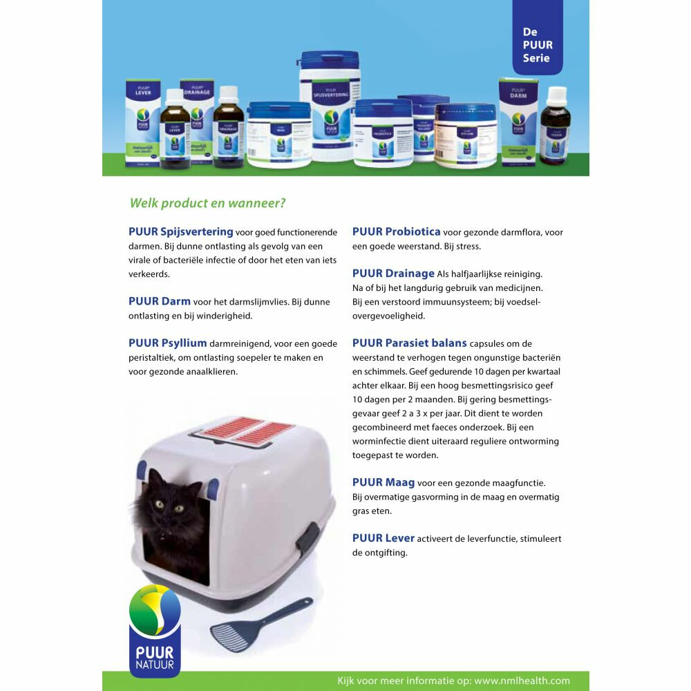 PUUR Parasiet Balans/Parasitus 60 capsules