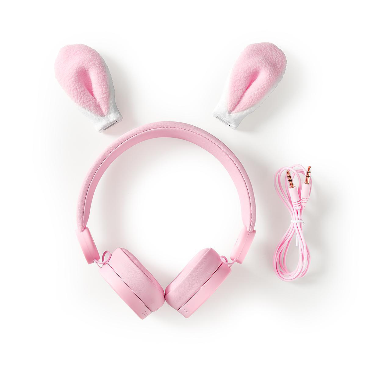 On-Ear Animatics Wired 3.5 mm Klinke AUX Kopfhörer Headset mit 1.2m Kabellänge (HPWD4000WTEAN) - Robby Rabbit