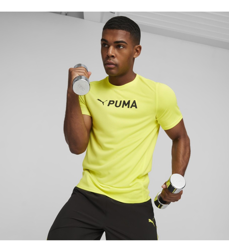 Camiseta Puma Fit Ultrabreathe Amarela