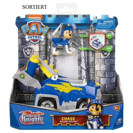 Spin Master Paw Patrol - Knights Basic Vehicles Sortiment, 1 Stück, 6-fach sortiert