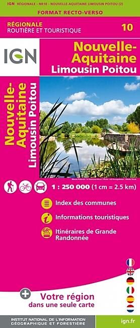 IGN - NR10 NOUVELLE AQUITAINE L POITOU RECTO VERSO