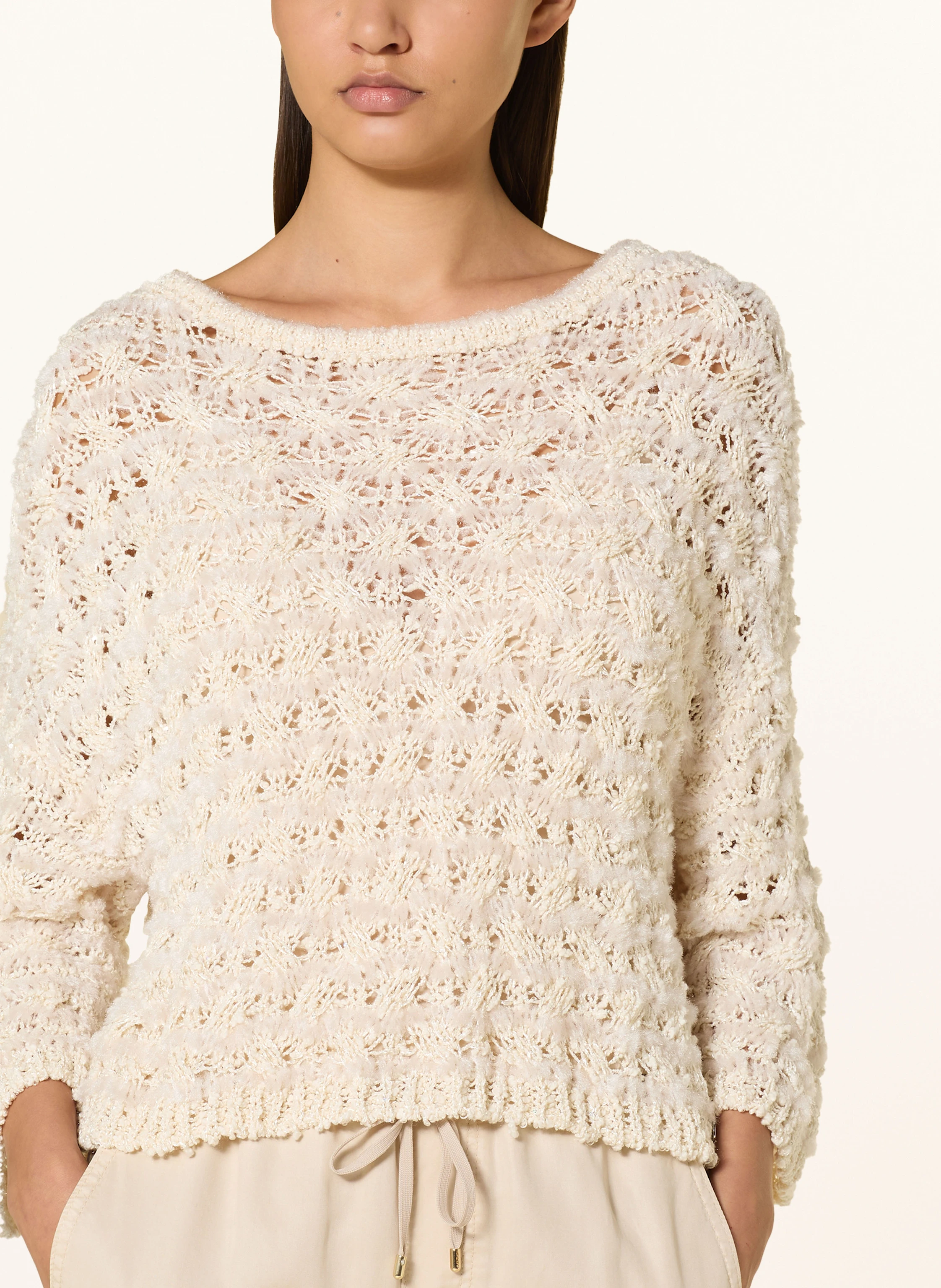 MARC CAIN Pullover mit Glitzergarn