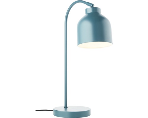 Sven turquoise tafellamp, 1-lichts, H 46,5 cm, met snoerschakelaar