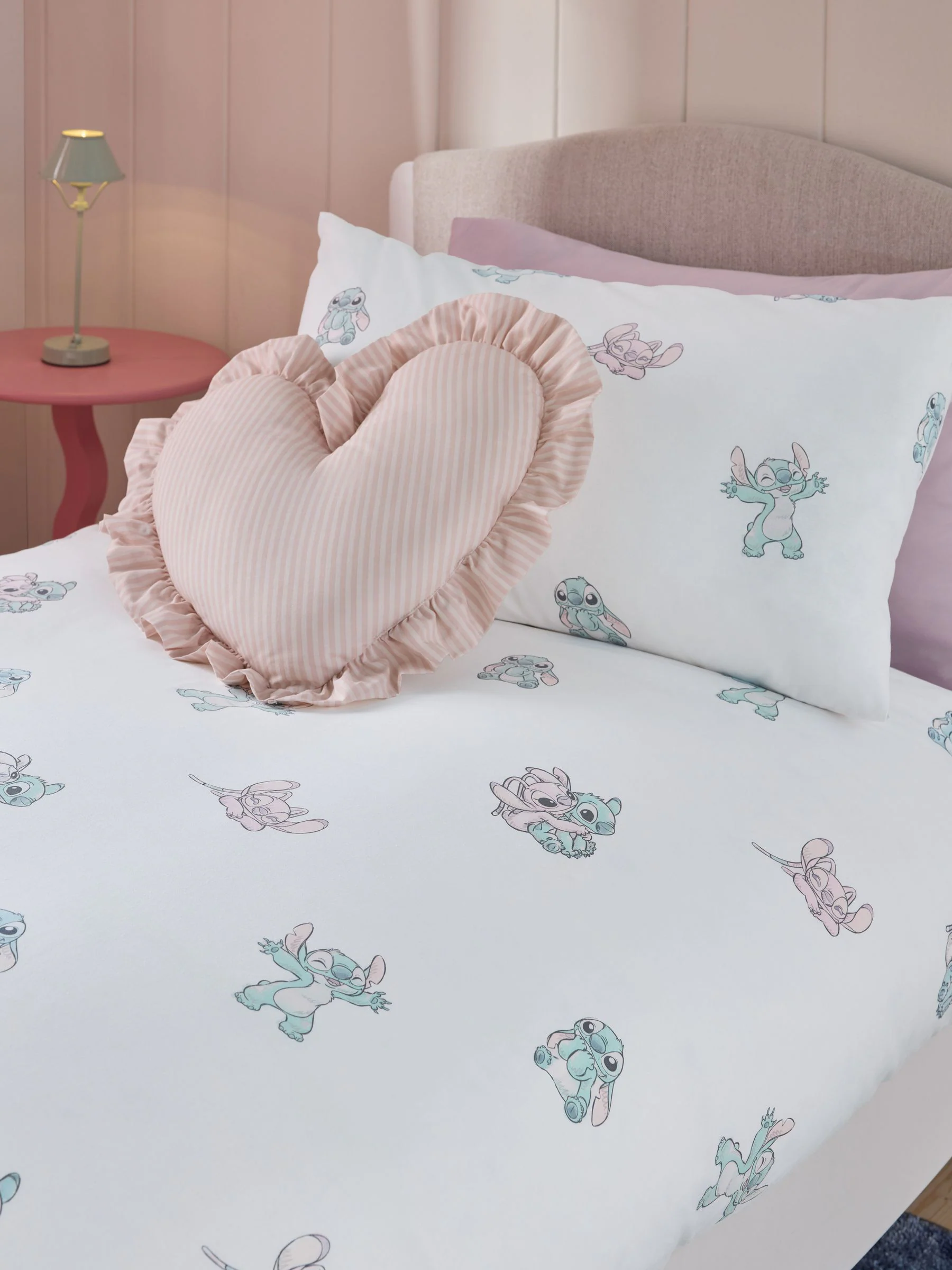 Disney Lilo en Stitch 100% katoenen dekbedovertrek en kussensloopset