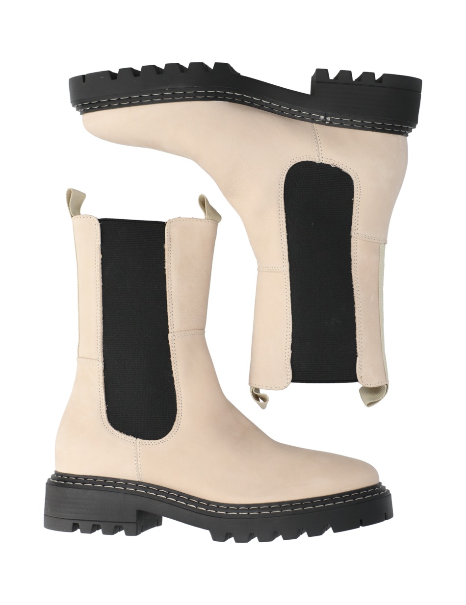 Glattleder Chelsea Boot