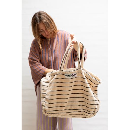 Bongusta Naram Weekendtaske, Creme & Ink