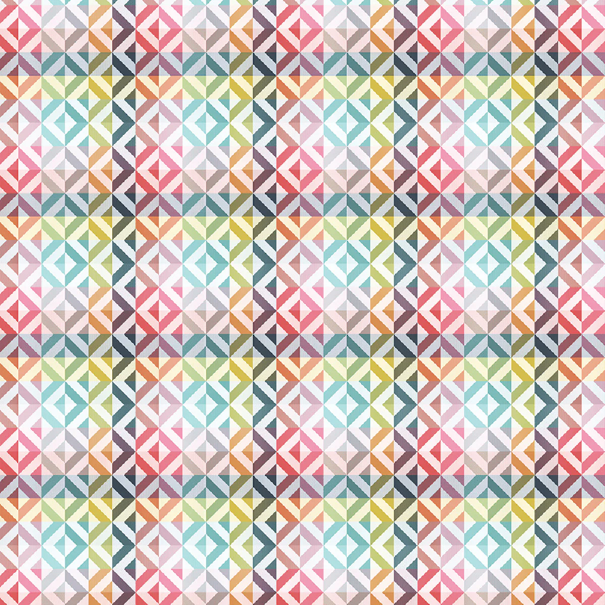 Nappe pur coton multicolore 155X250 Garnier Thiebaut