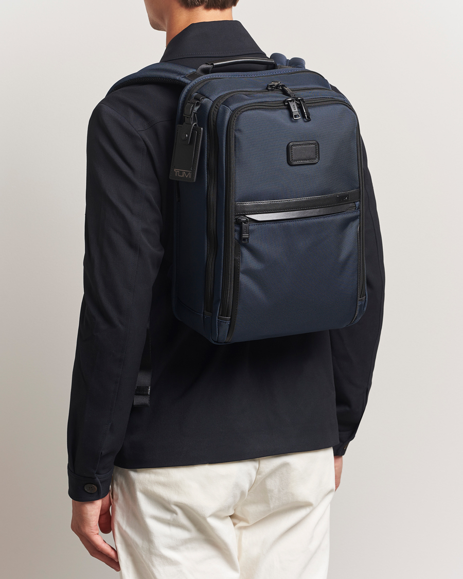 TUMI Alpha 3 Slim Backpack Navy