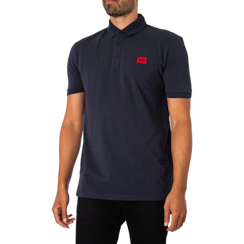 BOSS - Dereso232 Polo Ajustado Azul
