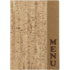 Protège-menus DESIGN CORK, A4, beige