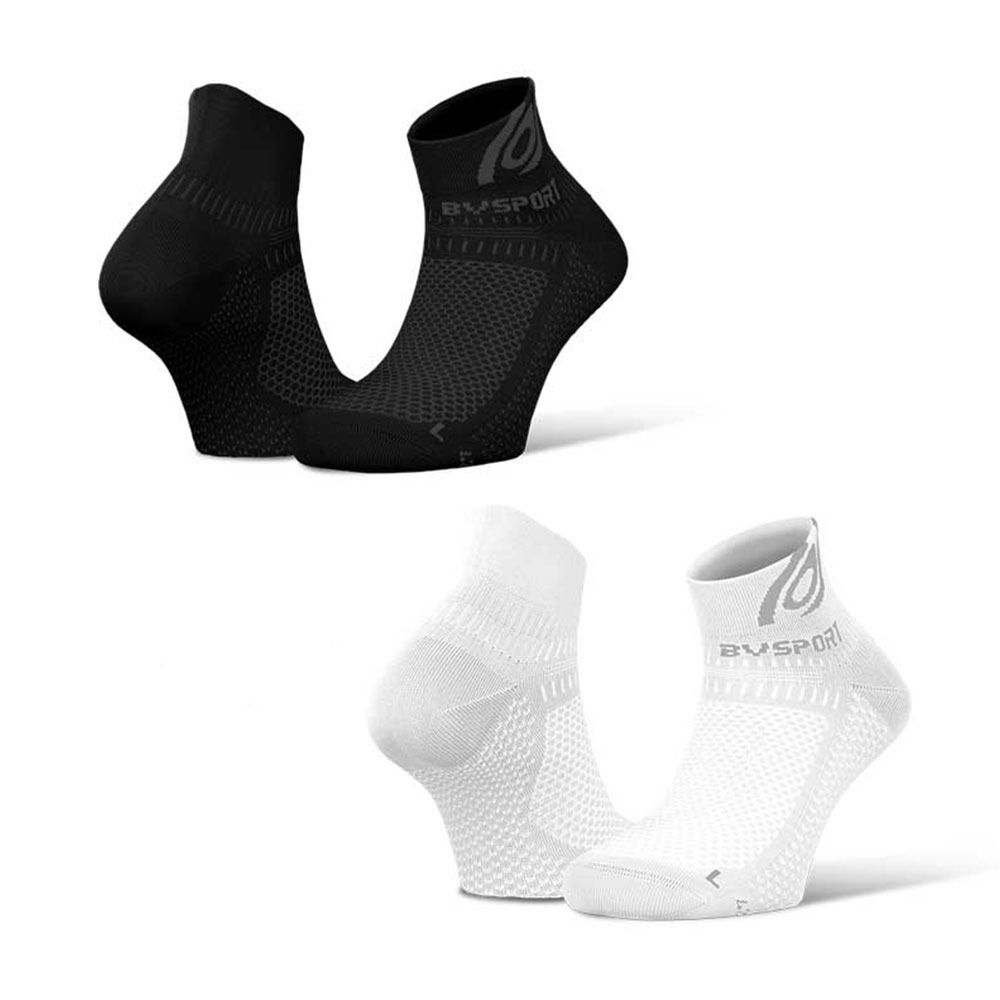 BV Sport LIGHT 3D - Chaussettes x2 noir/blanc
