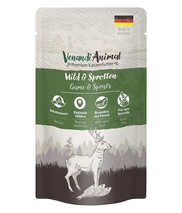 Venandi Animal Nassfutter für Katzen Adult,