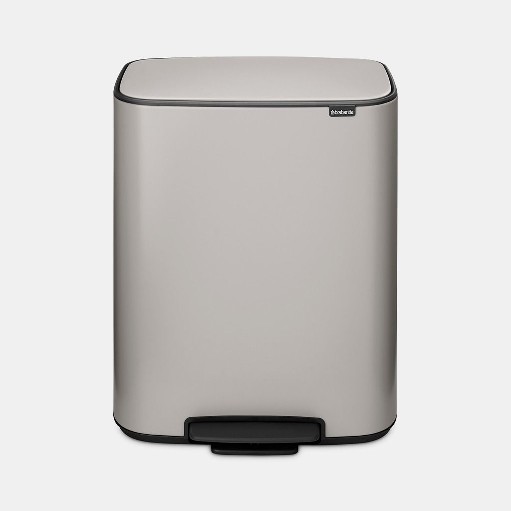 Bo Pedaalemmer, met 2 binnenemmers, 2 x 30 liter - Soft Grey