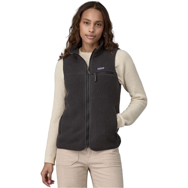 Veste polaire PATAGONIA W'S RETRO PILE VEST INK BLACK