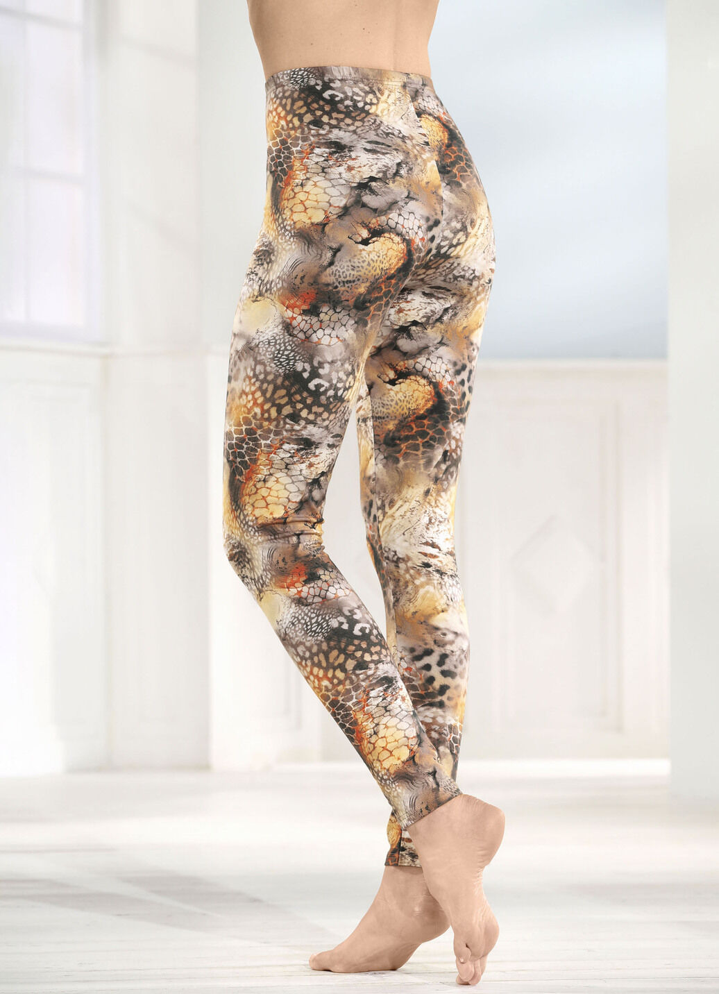 Laurina Leggings mit farbbrillantem Digitaldruck