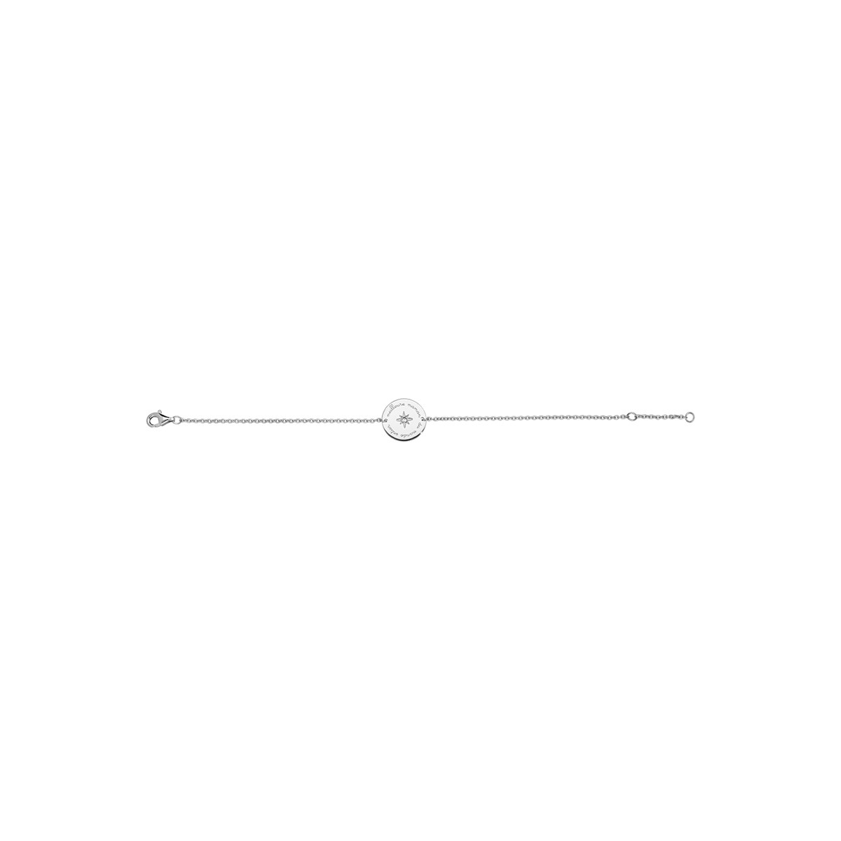 Bracelet Argent - Meilleure maman du monde entier