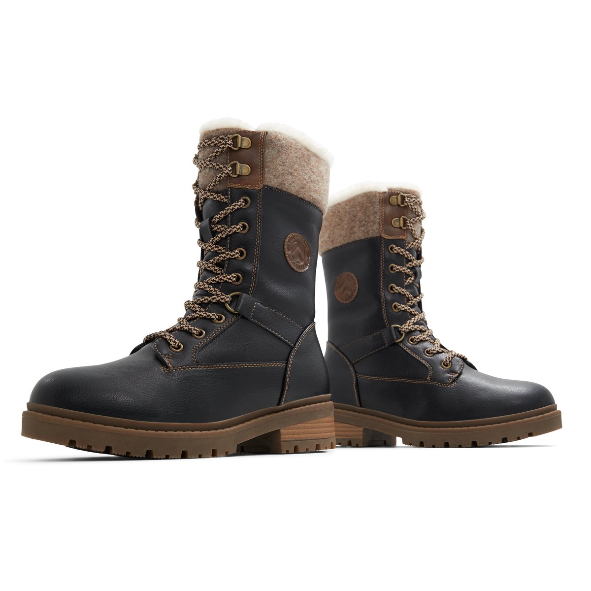 BANFF TRAIL PREMIUM-Sevoican-Bottes mi-mollet d'hiver - Semelle tracteur - Noir