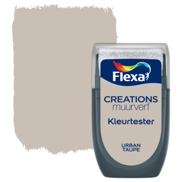 Flexa Creations muurverf Kleurtester Urban Taupe mat 30ml