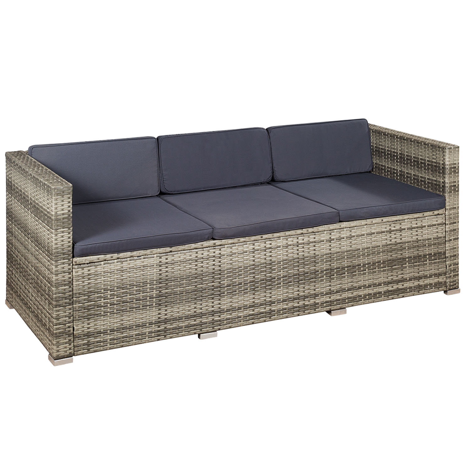 Punta Cana L polyrotan grijze loungeset
