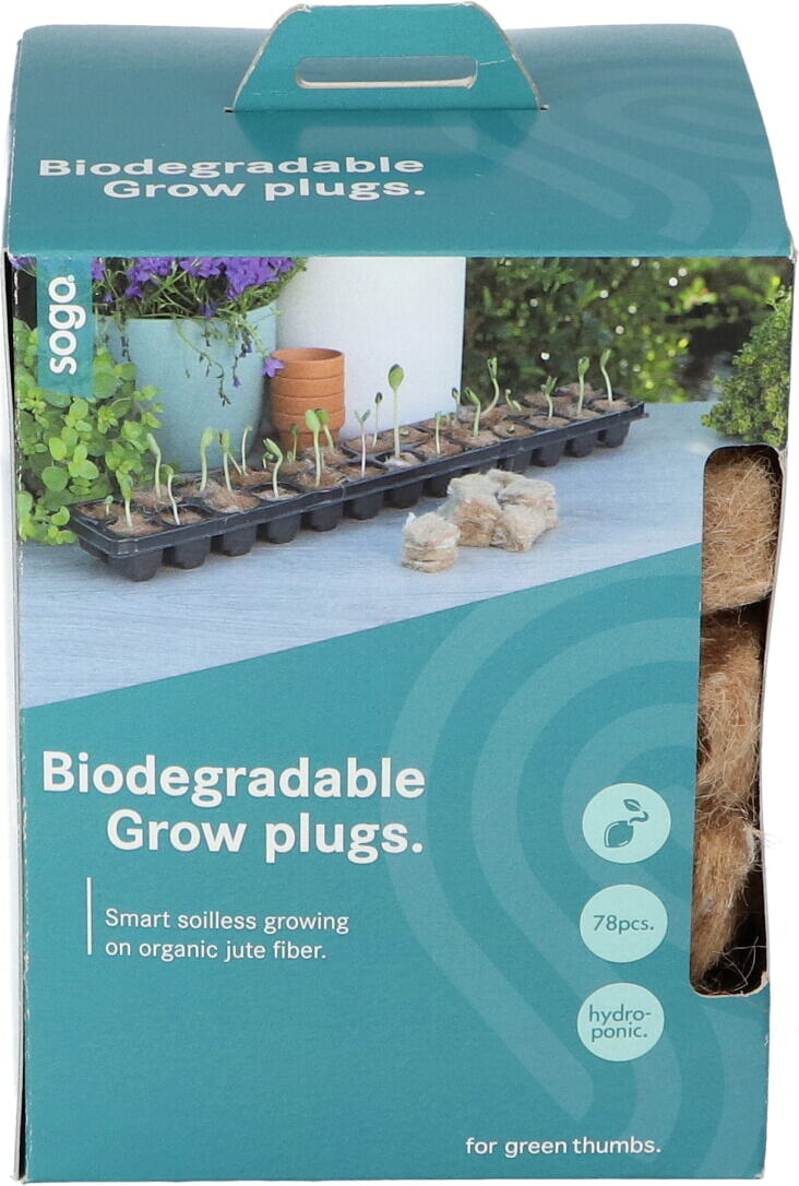 Sogo Garden biologische zaai en stek plugs 78st
