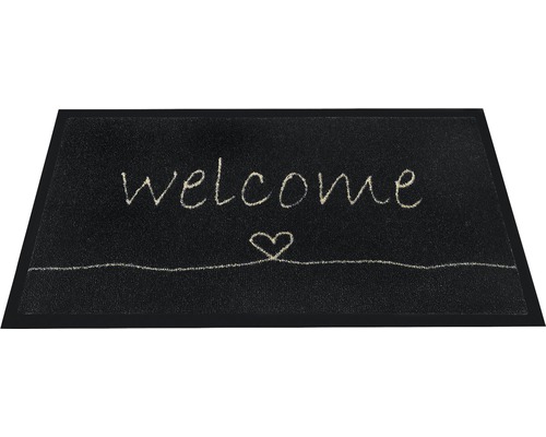Deurmat Emotie welkom hart 40x80 cm
