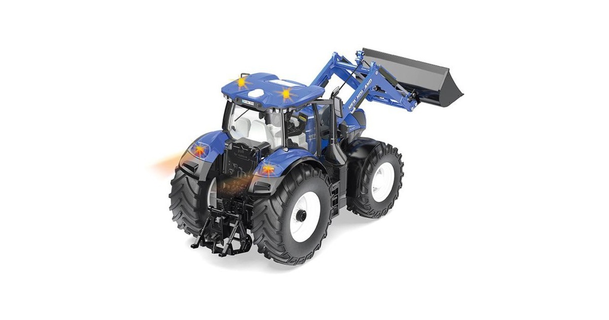 SIKUNew Holland T7.315 met frontlader en module voor afstandsbediening RC  (Schaal 1:32 | Bluetooth)