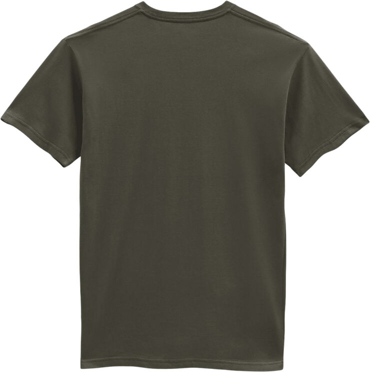 Vans mn left chest logo tee Green