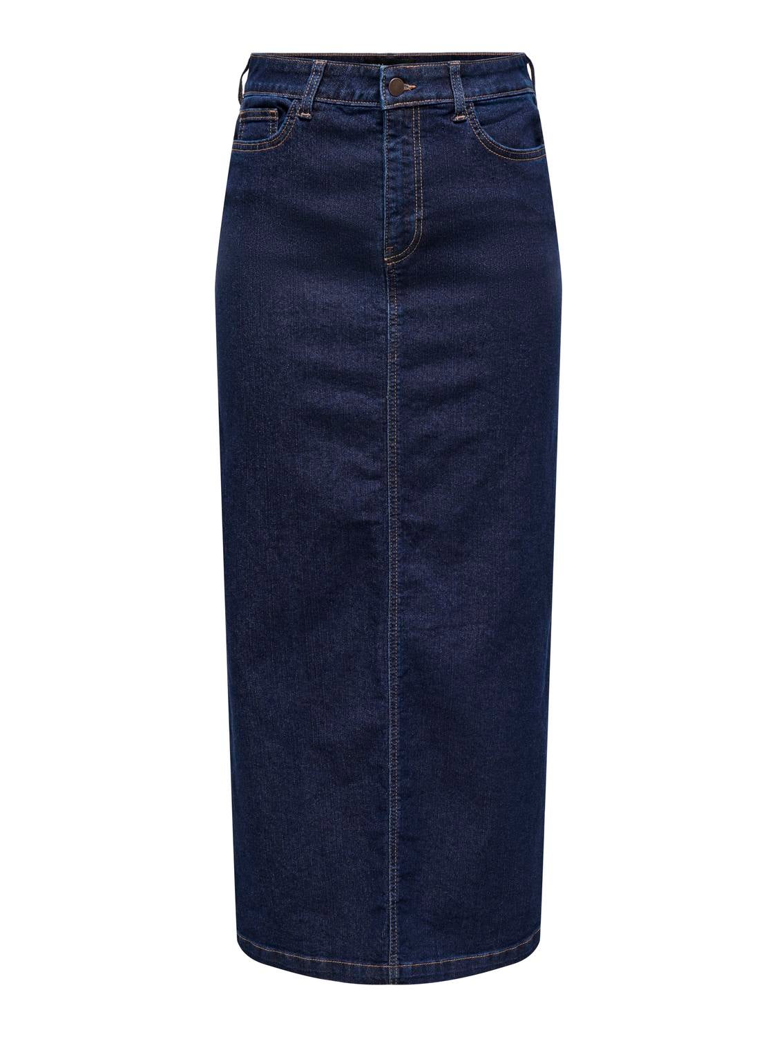 JDYMOON Jeansrock Dark Blue Denim