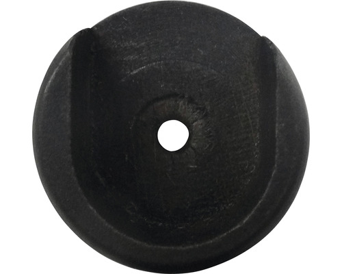 Wandbeugels voor Love Autrement Black Line, zwart, Ø 28 mm, 2 st.