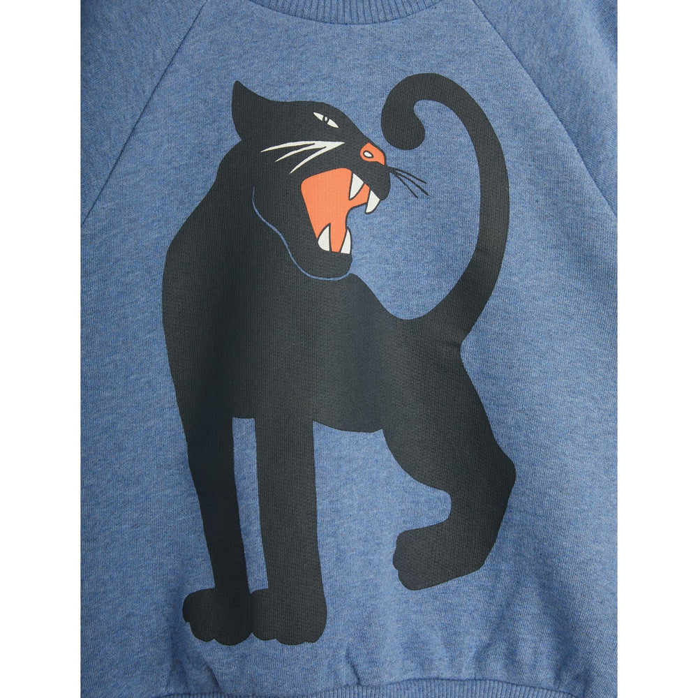 Køb Mini Rodini Blue Panther Sp Melange Sweatshirt