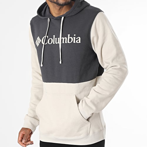 Sweat Capuche Trek Colorblock 1976933 Beige Gris Anthracite