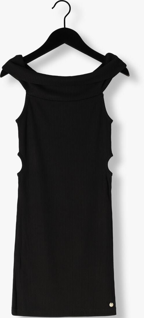 FRANKIE & LIBERTY zwarte frankie & liberty mini jurk meavy dress