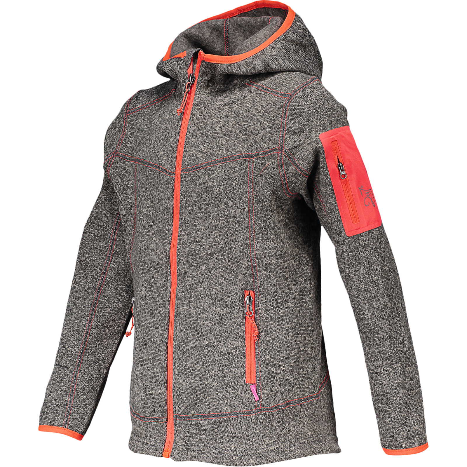 2117 Mädchen-Fleecejacke Heden pink, 164