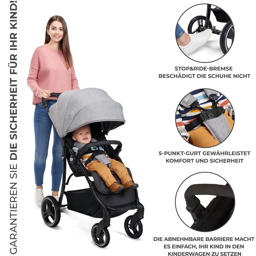Kinderkraft Buggy TRIG 2 gray
