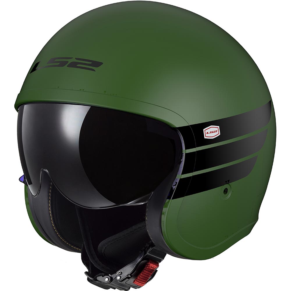 LS2 - Casque OF599 Spitfire II Retro Kaki / Mat