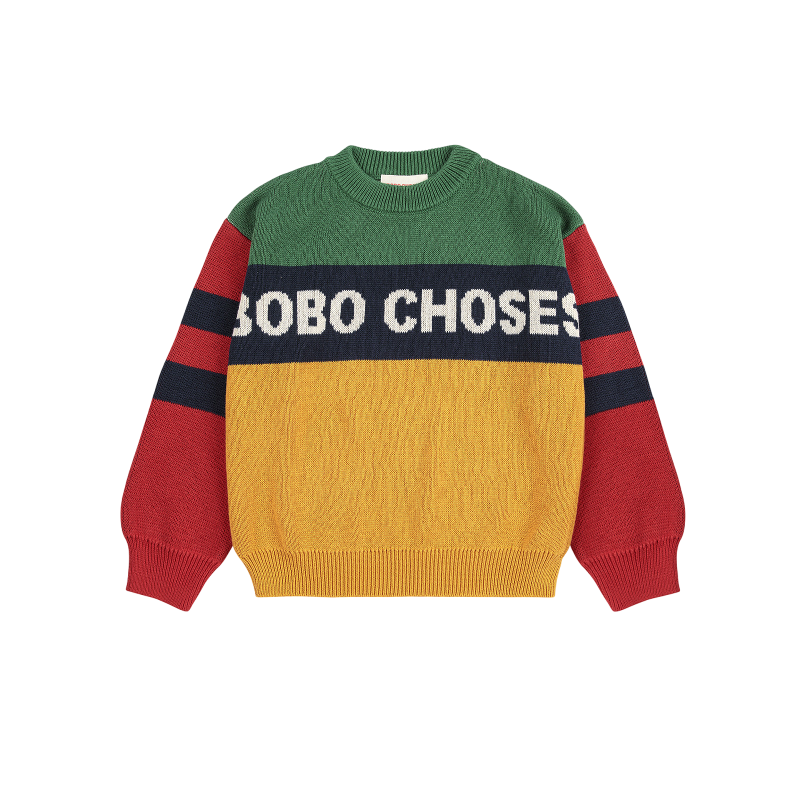 Pullover Bobo Choses Color Block Multicolor