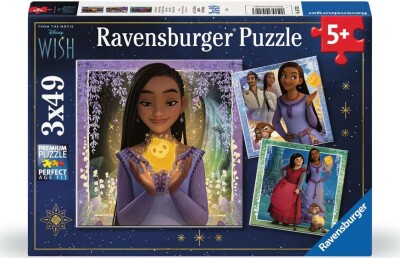 Disney Puslespil - Wish - 3X49 Brikker - Ravensburger