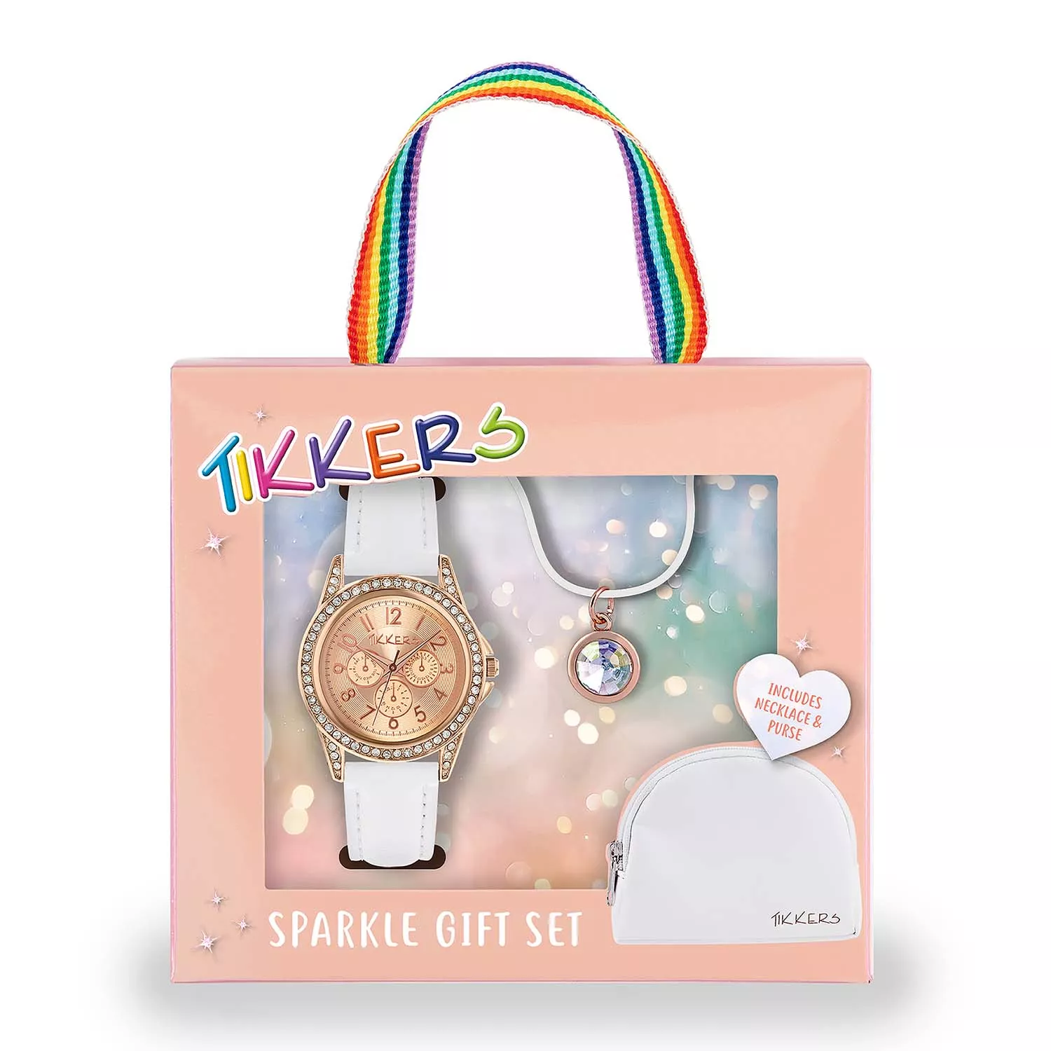Tikkers Rose Gold børneur Gavesæt ATK1018