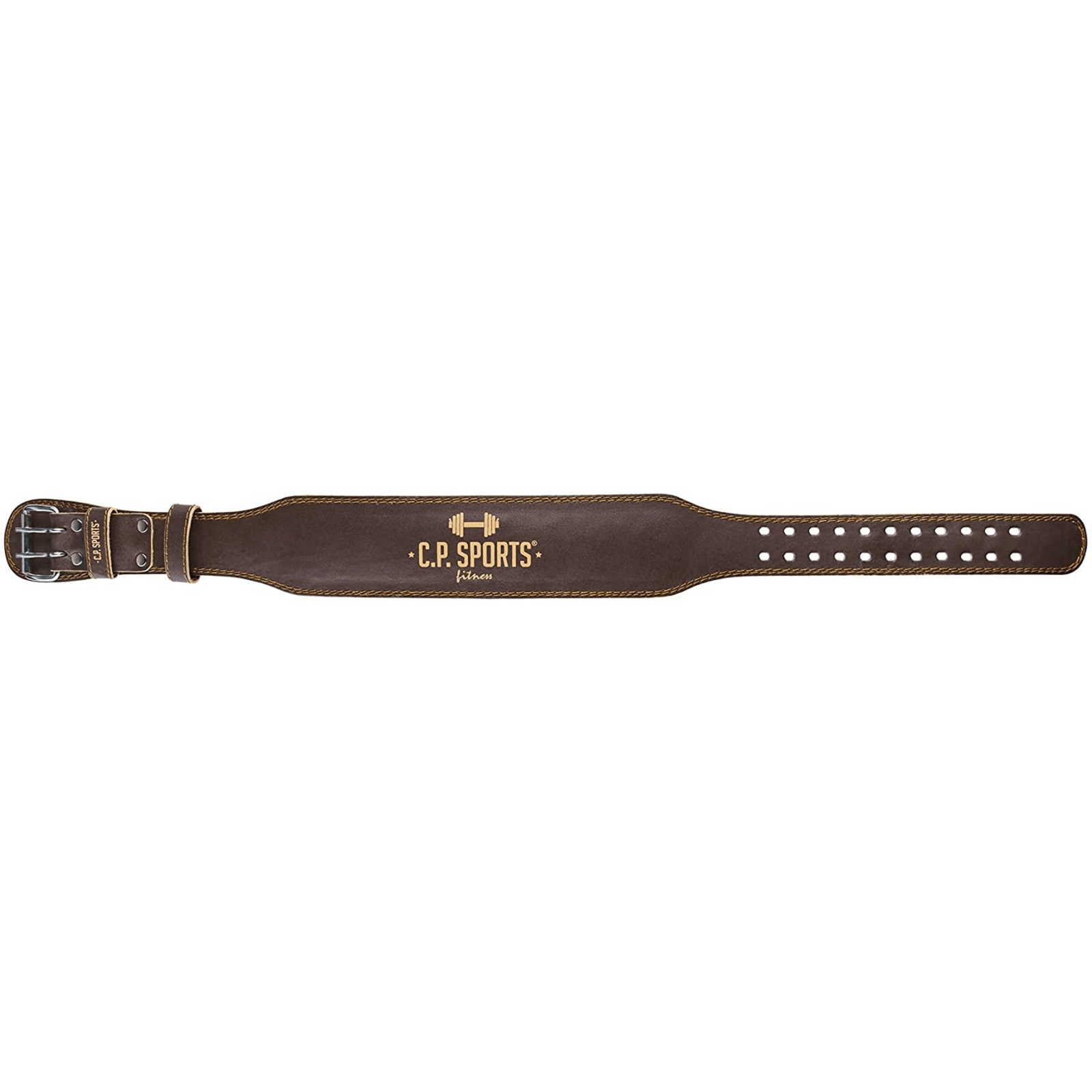 Gewichthebergürtel Leder Braun