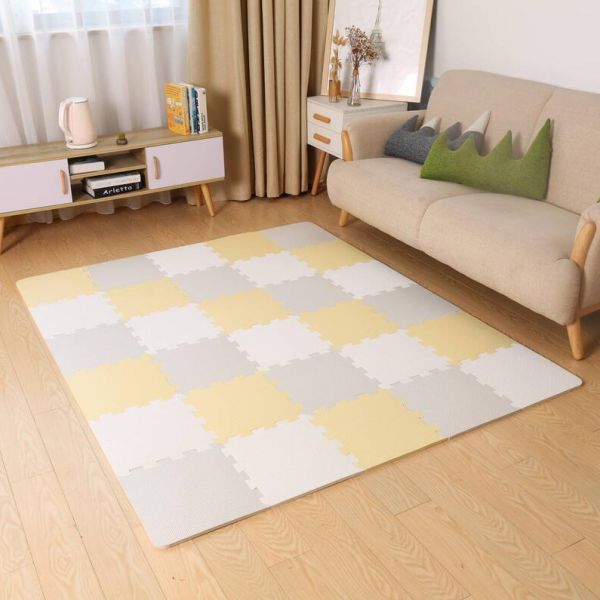 Kinderkraft Tapete de atividades até 150x180 cm Luno Yellow