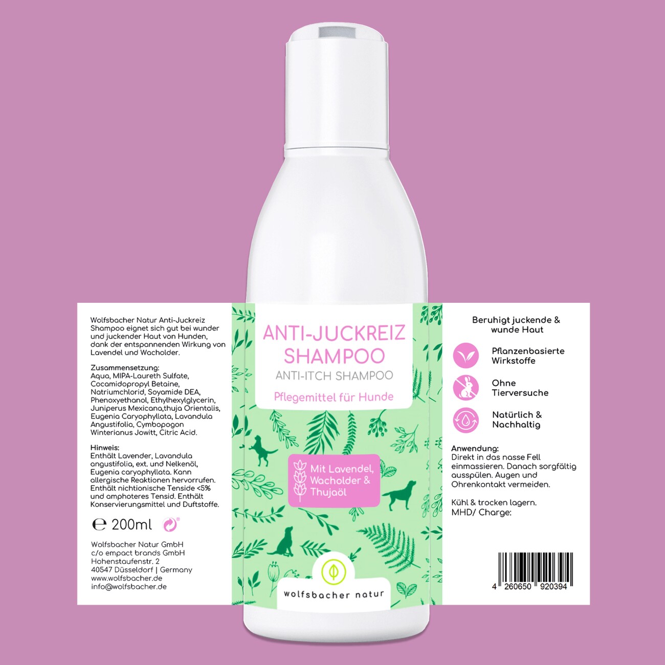 Wolfsbacher Natur Shampoo Anti Juckreiz
