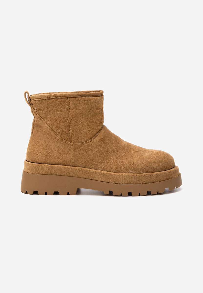 Bottines doublées femme chameau Tenderly