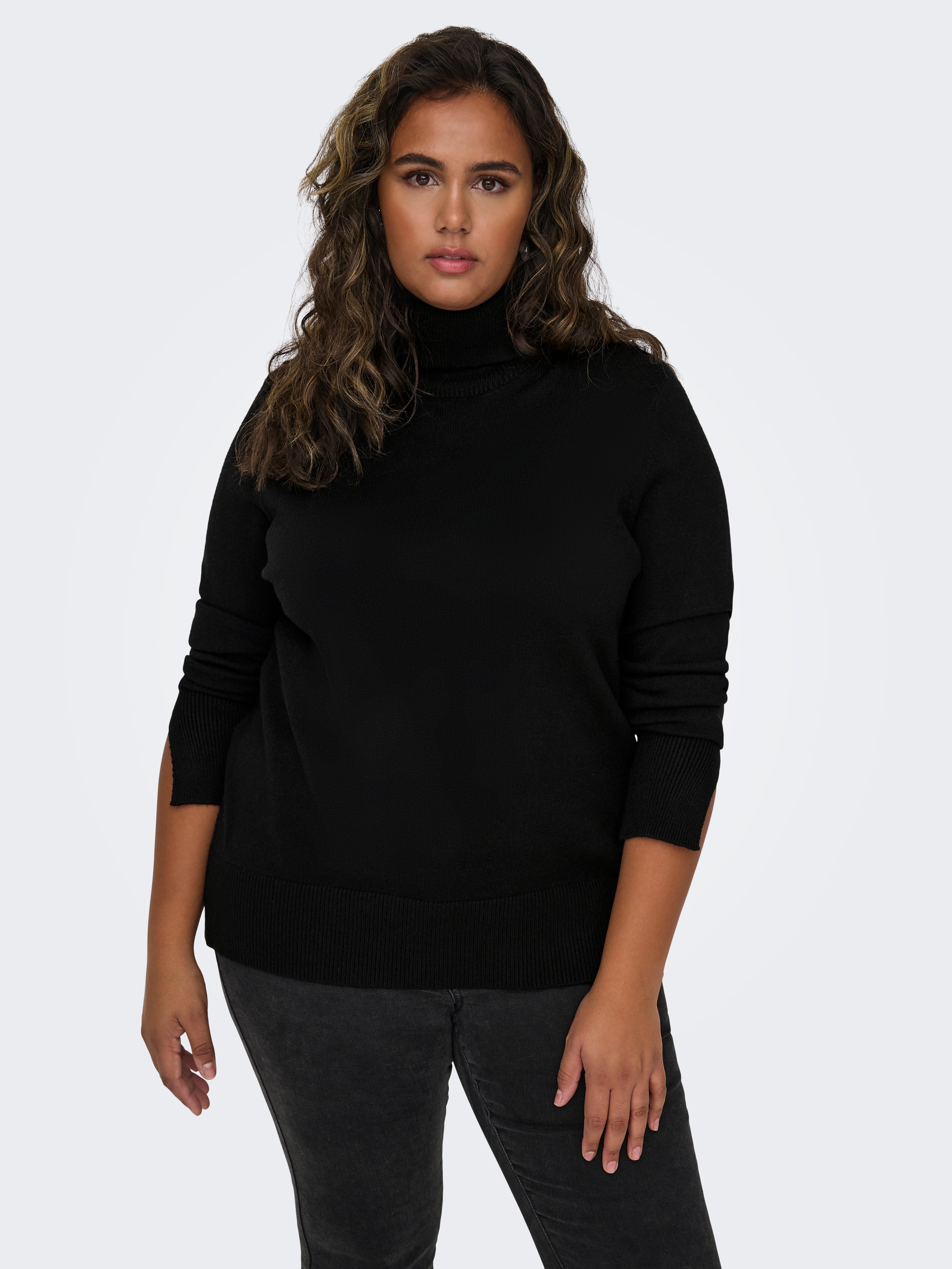 CARFIA Strickpullover Black