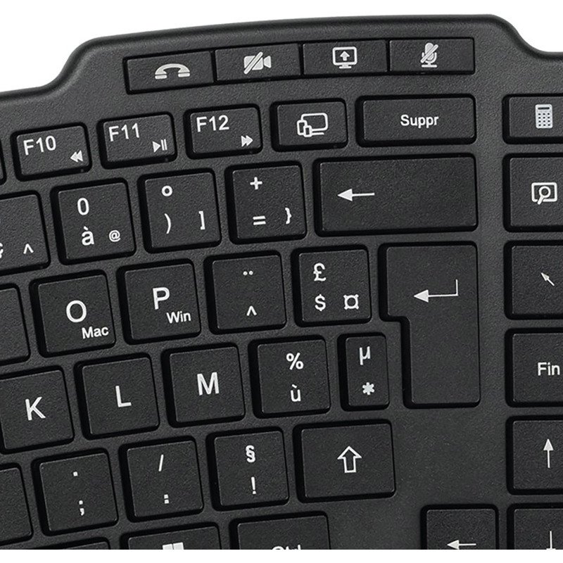 Clavier sans fil rechargeable Kensington EQ Pro Fit Ergo KB675