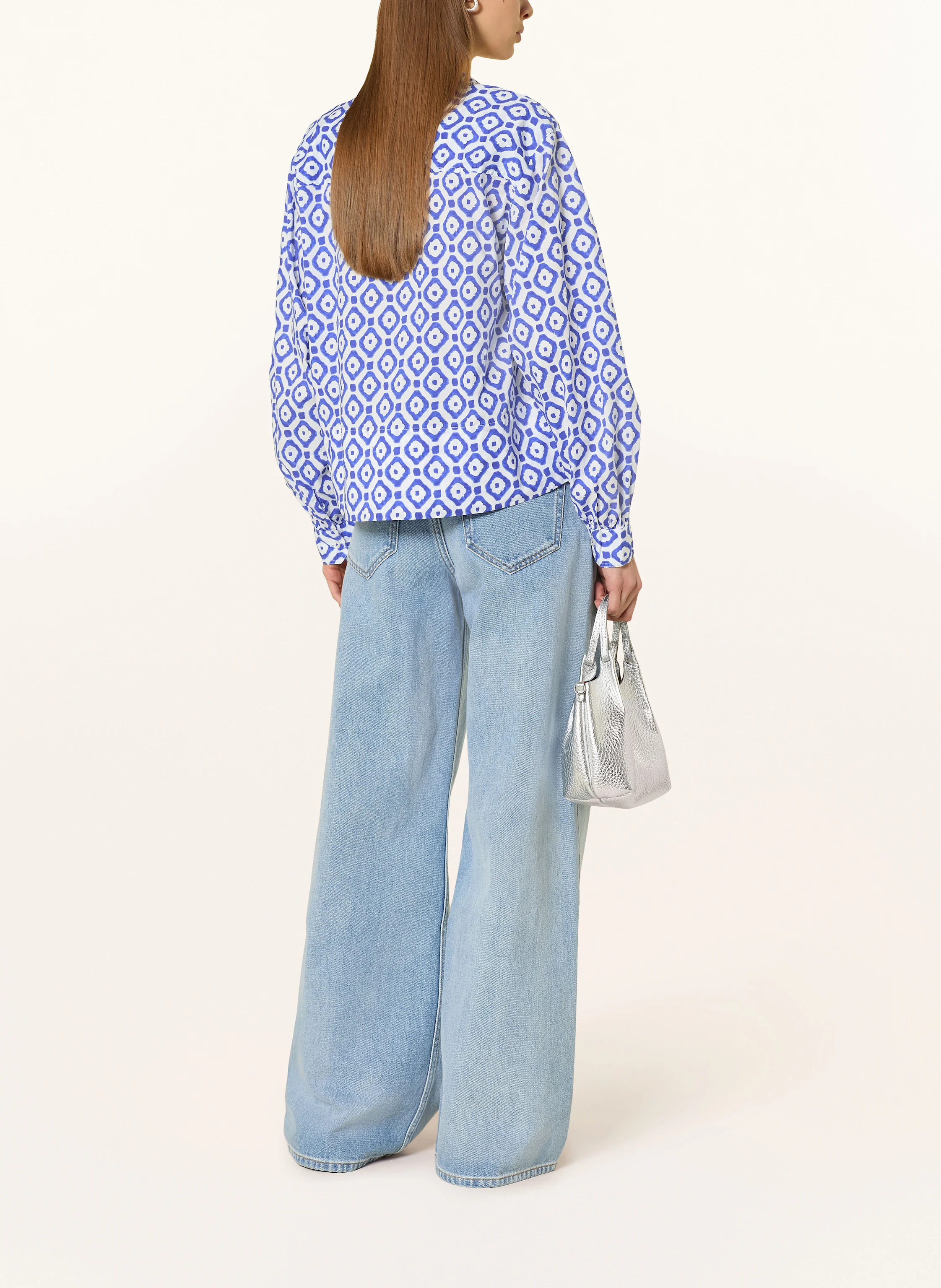 Emily VAN DEN BERGH Blusenshirt mit Schmuckperlen
