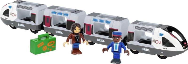 BRIO - 36087 Treinen van de Wereld - TGV Hogesnelheidstrein - Speelgoed - Geschikt voor Kinderen vanaf 3 Jaar