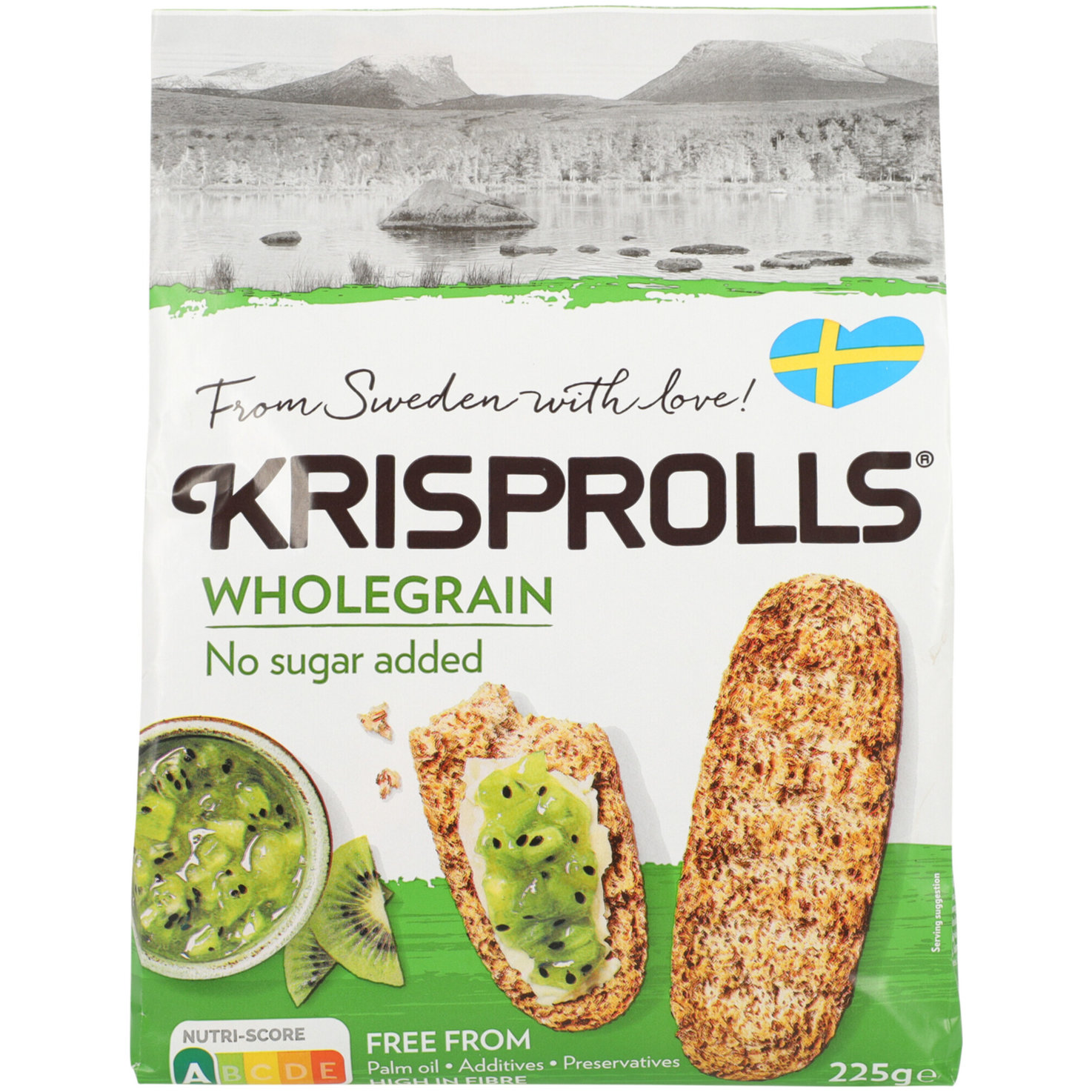 Krisprolls Vollkorn-Schwedenbrötchen Nature ohne Zuckerzusatz