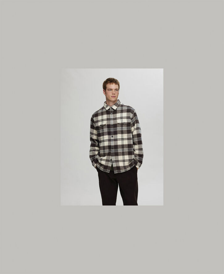 Selected Homme SLHMASON-PABLO CHECK OVERSHIRT Pure cashmere/checks