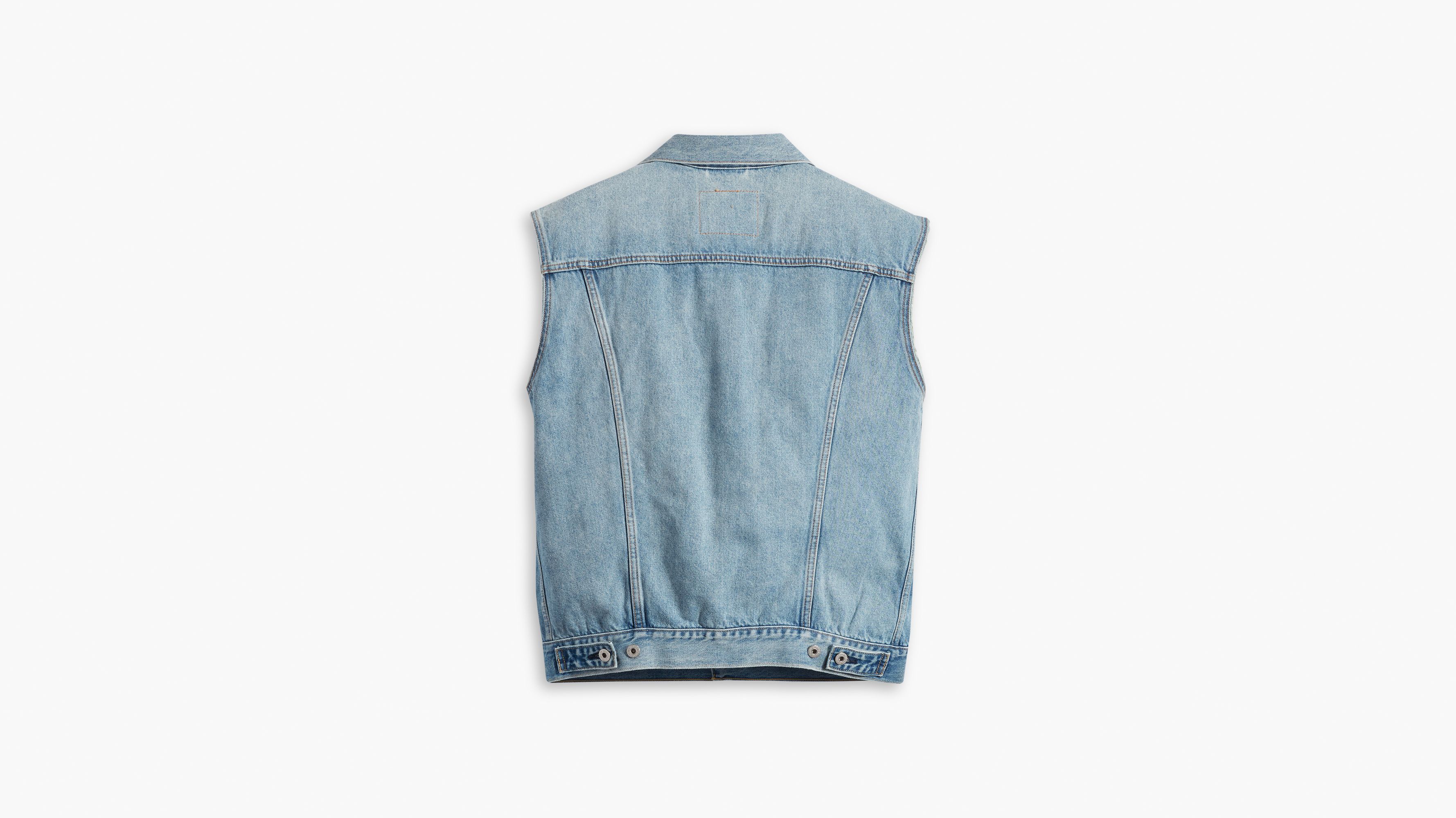Veste Trucker relaxed - Kentucky Blue Vest - Bleu