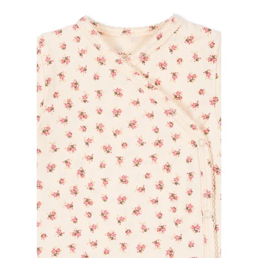 Konges Sløjd Basic Newborn Langærmet Body, Bloomie, 68 cm